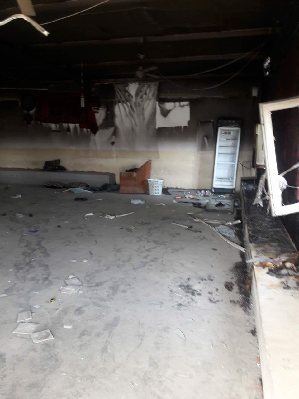 Burned properties in Tuz Khurmatu.